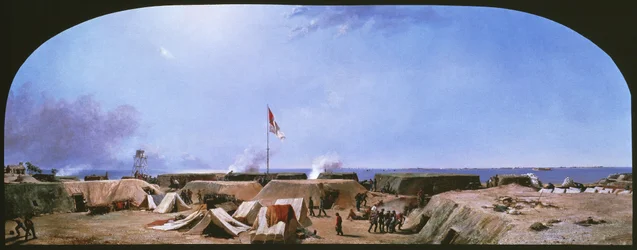 Bombardeio de Fort Moultrie, Charleston Harbor, Carolina do Sul